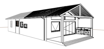 Architectural renovation concept for a home in Banksia, Sydney