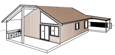 Architectural renovation concept for a home on Boyne Island, Queensland