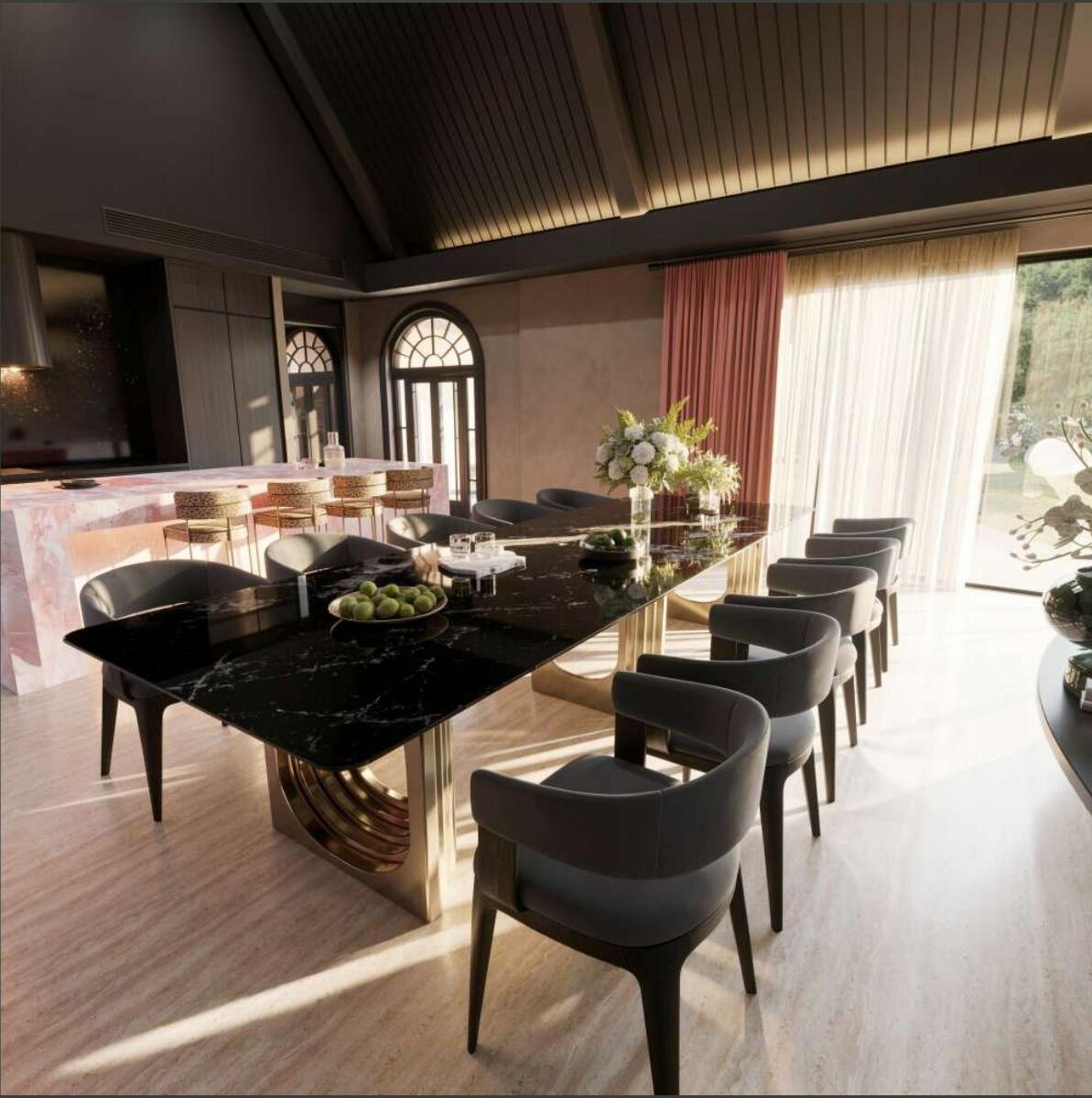 Dining room render