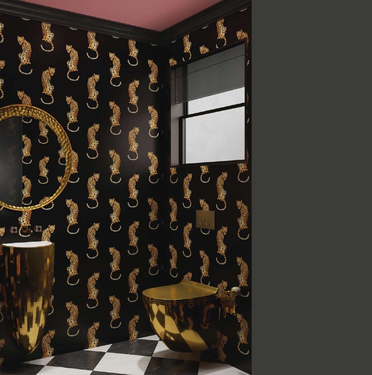 Pink office render